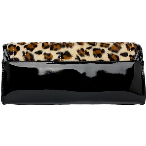 LUX DE VILLE MISS LUX CLUTCH BLK/LEOPARD - Picture 6 of 11